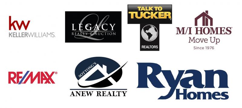 Aerial Indiana Realtors Agency Residential Property Sold Real Estate